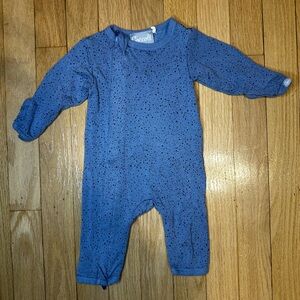 Coccoli Blue Speckled Infant One-Piece